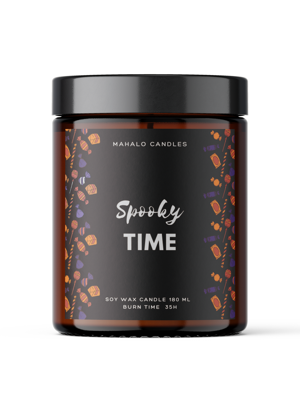 Świeca sojowa SPOOKY TIME 180ml Handmade MahaloCandles