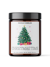 Świeca sojowa 180ml CHRISTMAS TIME esencja świątecznego nastroju Handmade MahaloCandles