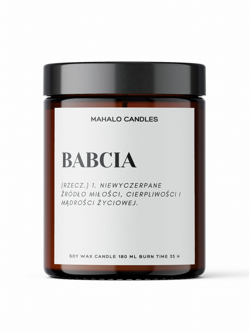 Świeca Sojowa Dzień Babci LAWENDA 180ml MahaloCandles