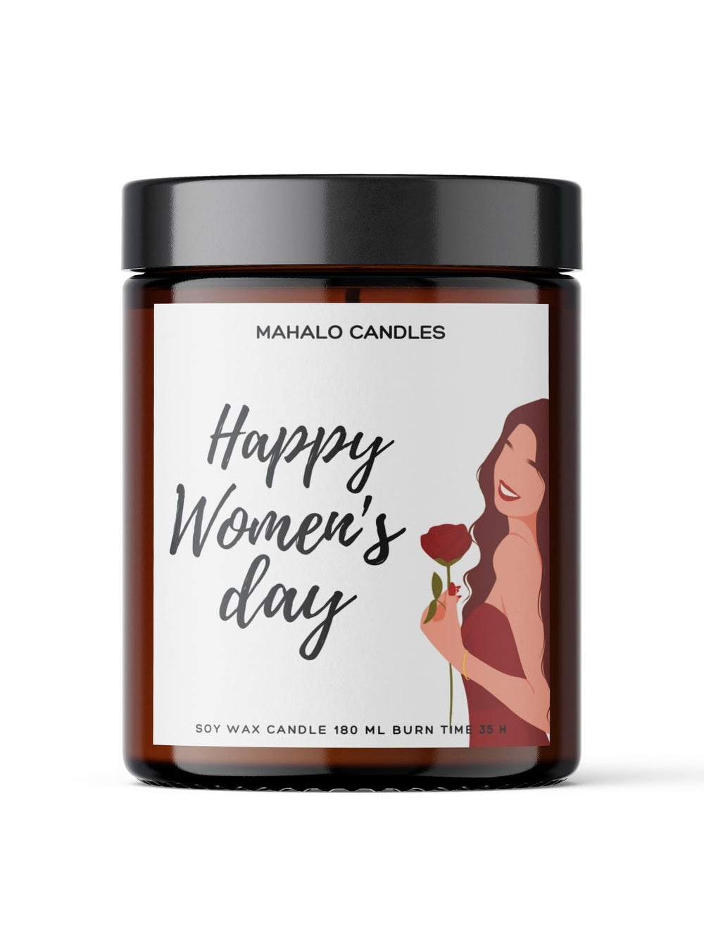 Świeca sojowa DZIEŃ KOBIET 180ml Handmade MahaloCandles