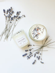 Świeca sojowa zapachowa Lawenda – 180ml – Mahalo Candles