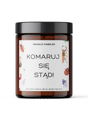 Świeca sojowa zapachowa - 180 ml - Komaruj się stąd - Mahalo Candles