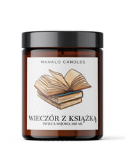 Wieczór z Książką – świeca sojowa 180 ml – MahaloCandles