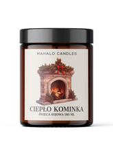 Ciepło Kominka – Świeca Sojowa 180 ml – MahaloCandles