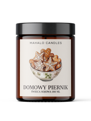 Domowy Piernik – Świeca Sojowa 180 ml – MahaloCandles