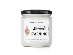 Świeca sojowa BOOKISH EVENING aromat mleka i miodu 180ml Handmade MahaloCandles