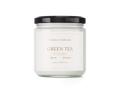 Świeca sojowa 180ml GREEN TEA Handmade MahaloCandles