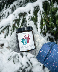 Świeca sojowa zapachowa Winter Vibes – 180ml – Mahalo Candles