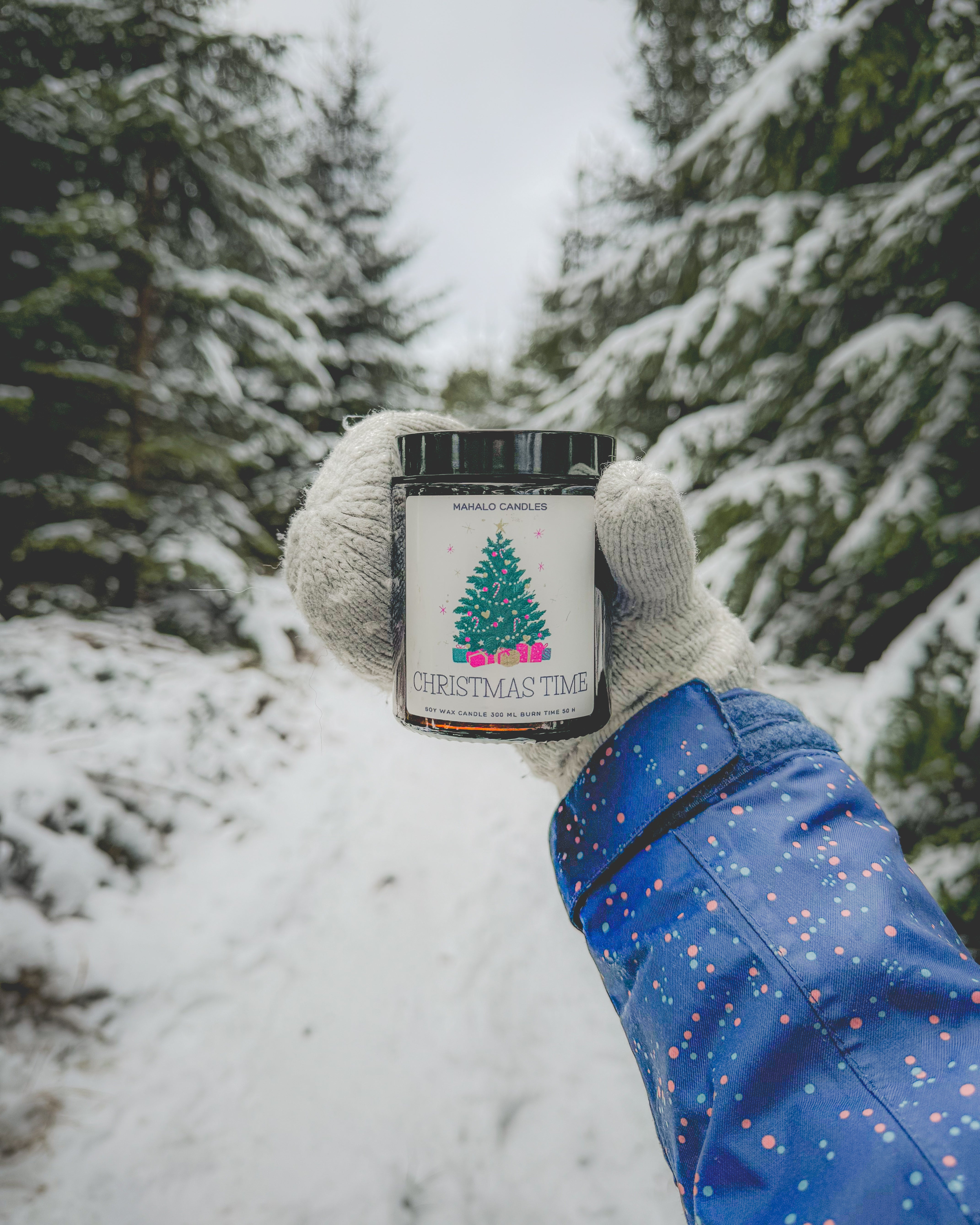 Świeca sojowa zapachowa Christmas Time – 180ml – Mahalo Candles