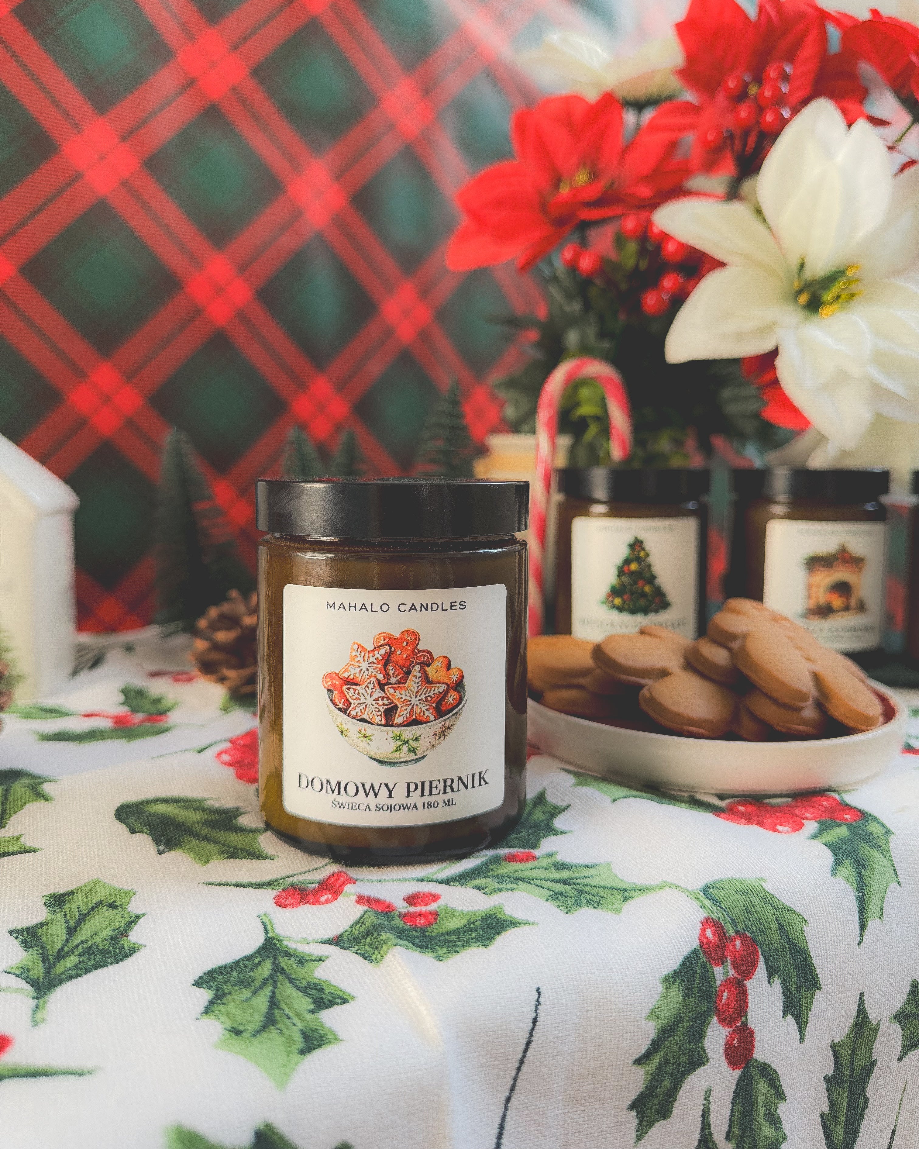 Domowy Piernik – Świeca Sojowa 180 ml – MahaloCandles