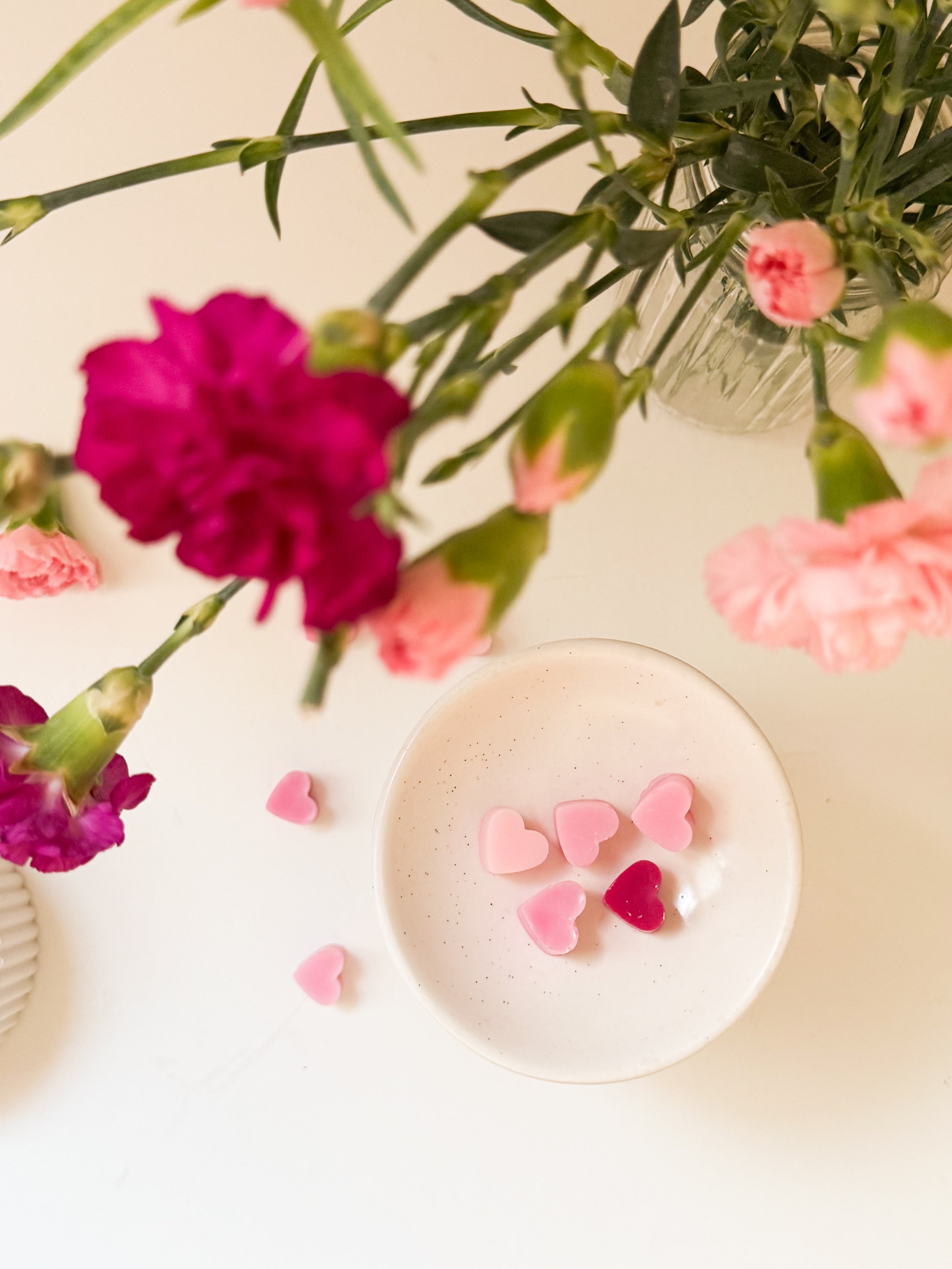 💖 Wosk Sojowy – Kocham Cię -Róża - 60 g