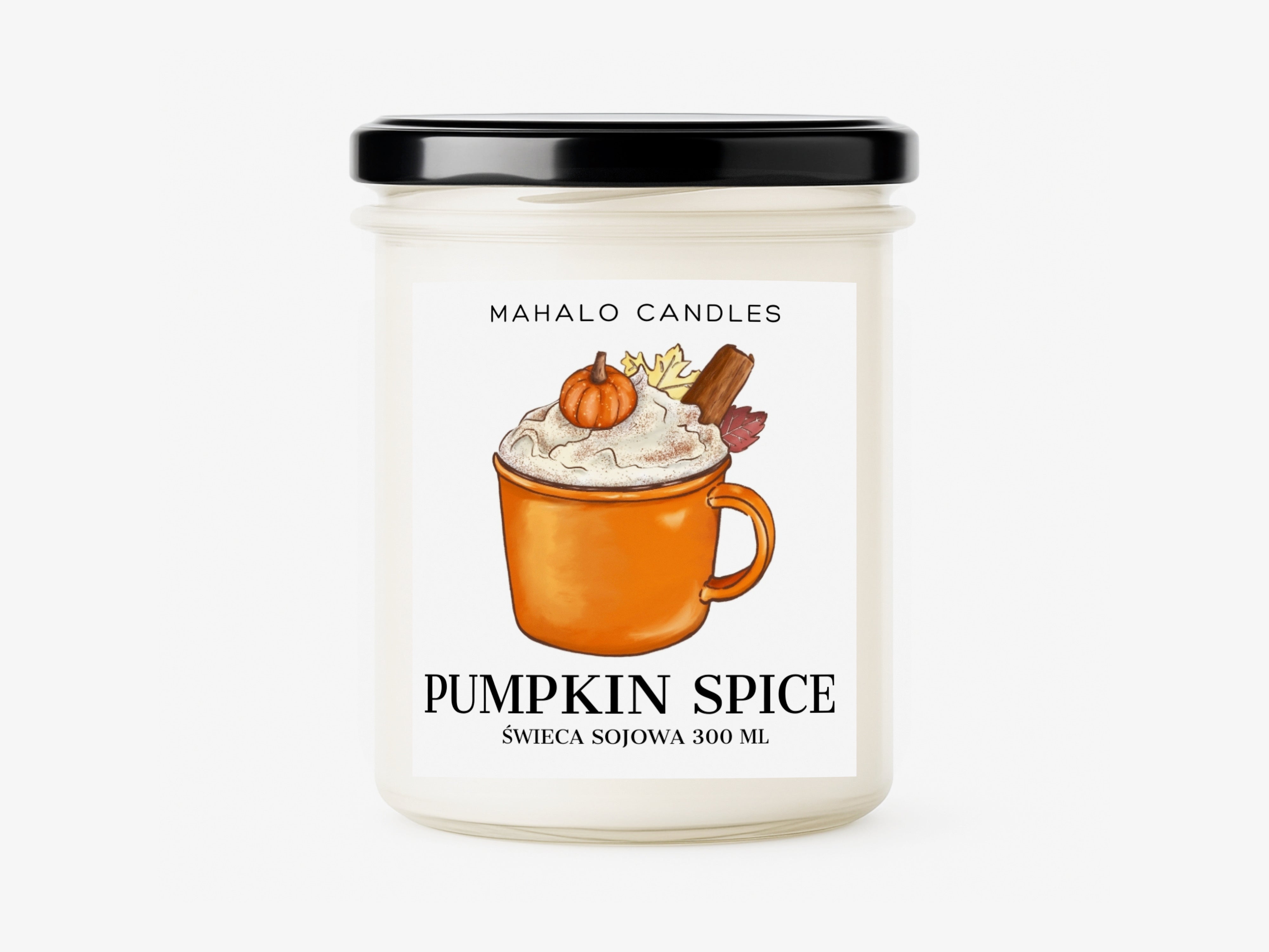 Pumpkin Spice – świeca sojowa 300 ml  – MahaloCandles