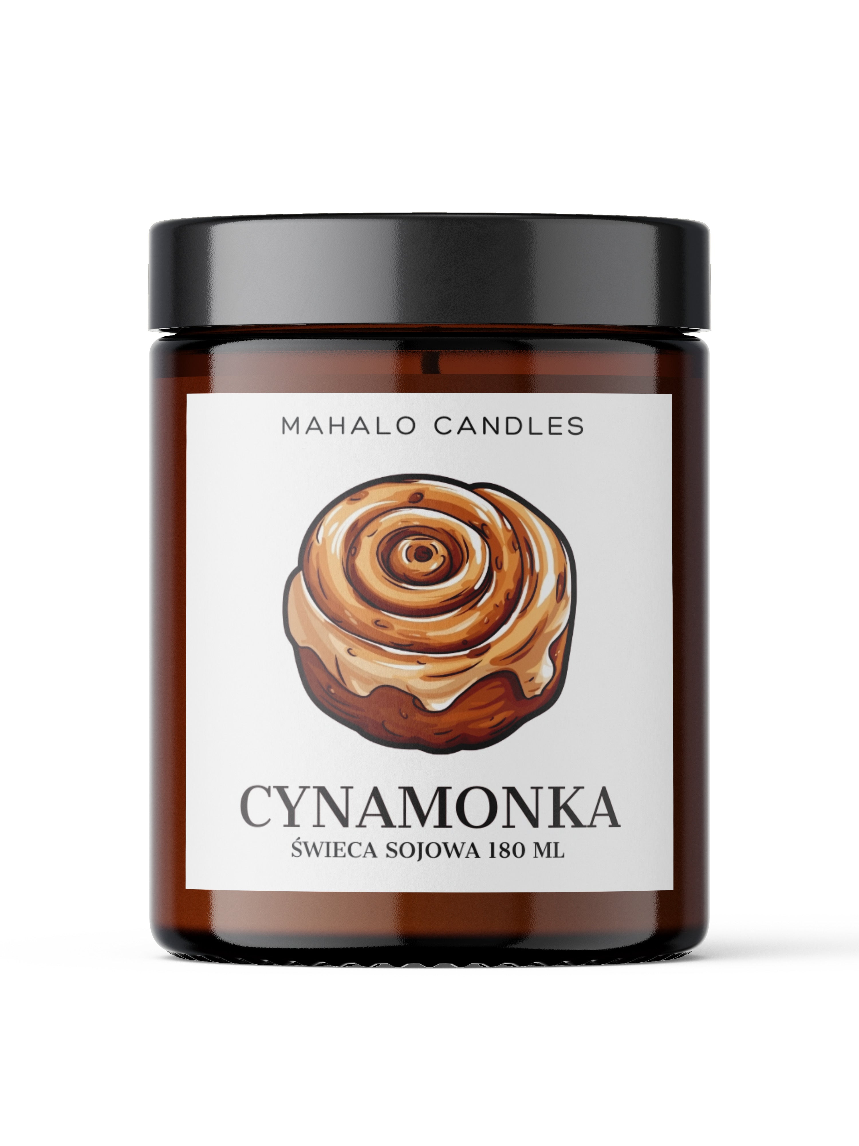 Cynamonka – świeca sojowa 180 ml – MahaloCandles