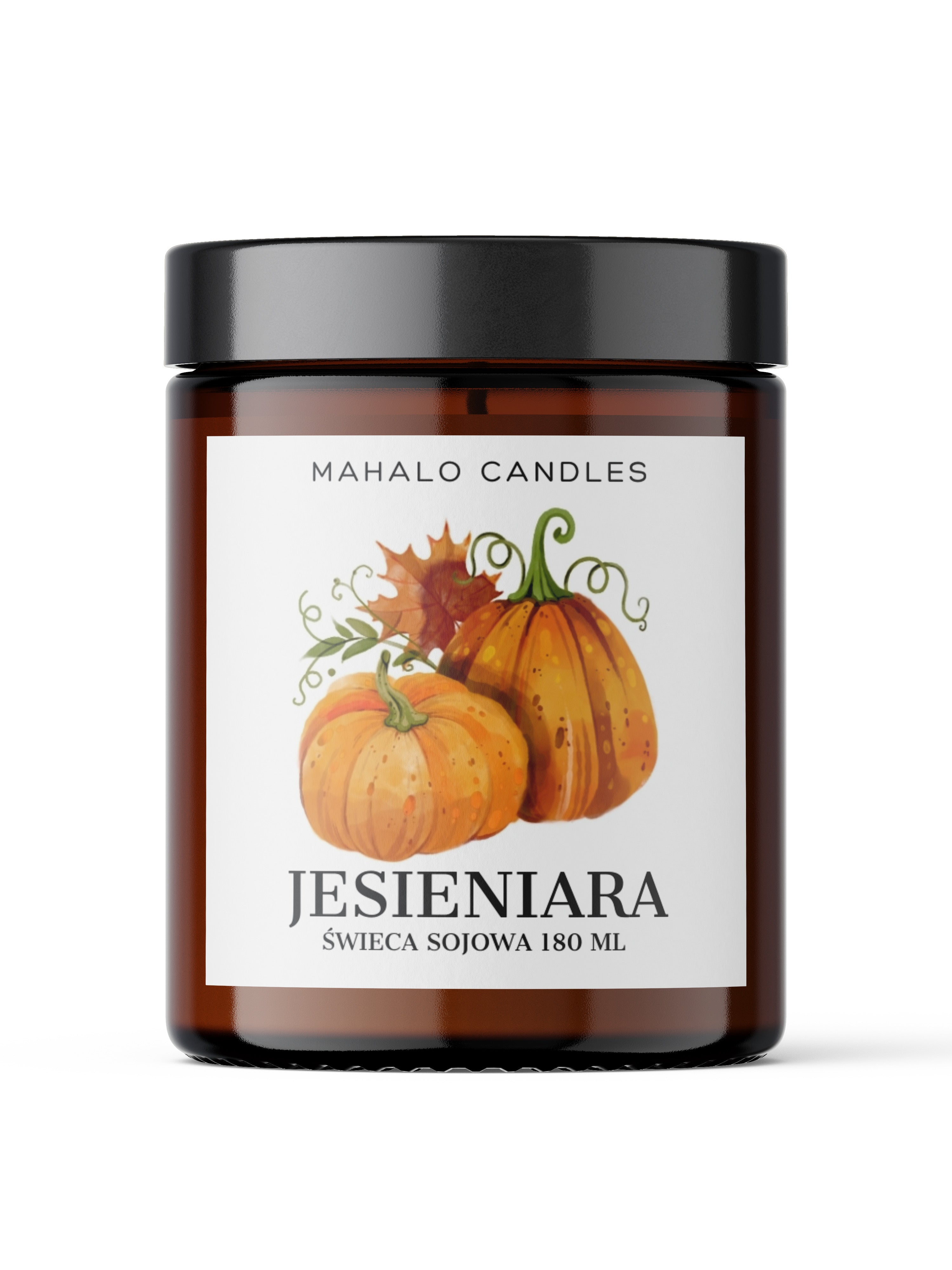 Jesieniara – świeca sojowa 180 ml – MahaloCandles