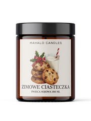 Zimowe Ciasteczka – Świeca Sojowa 180 ml – MahaloCandles