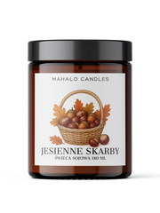 🕯️ Jesienne Skarby – świeca sojowa 180 ml – MahaloCandles